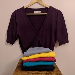 Old Navy Crop Top and Sleeve Set of Cardigans